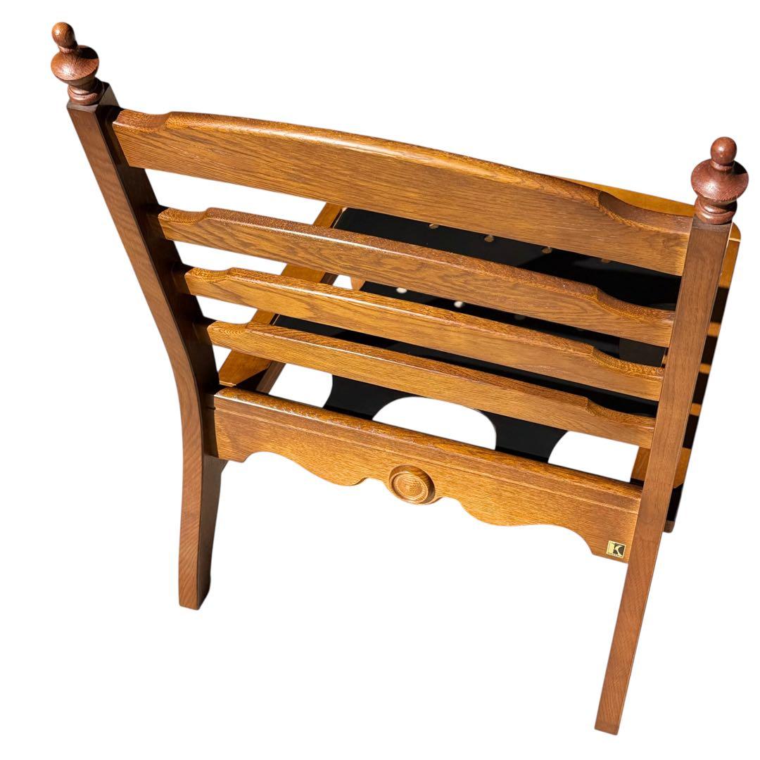 KZ029 飛騨産業　キツツキ　穂高 1Pソファ　木枠のみ 1人掛け椅子　チェア