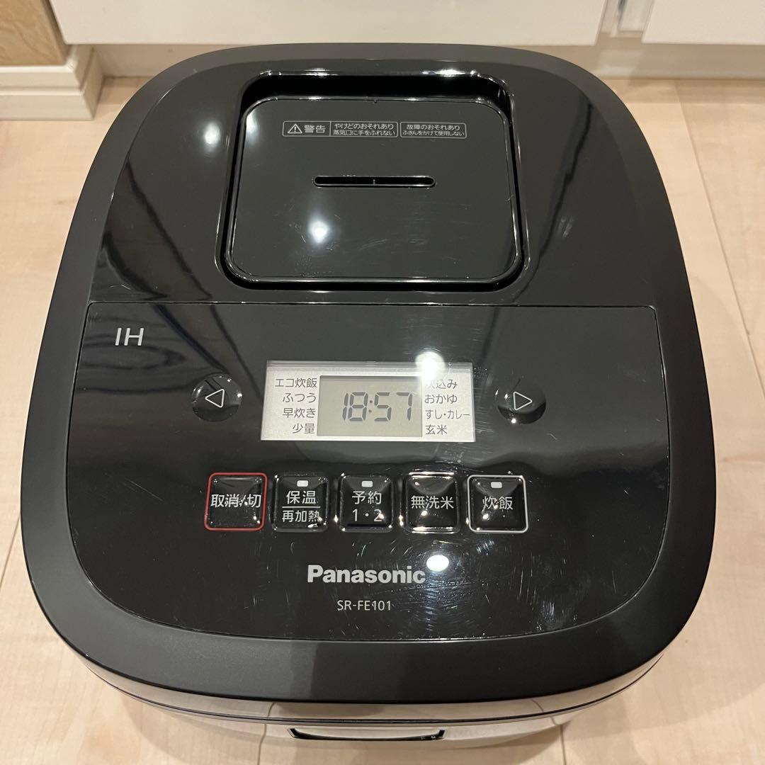 美中古 パナソニック5.5合炊IH ジャー炊飯器 SR-FE101