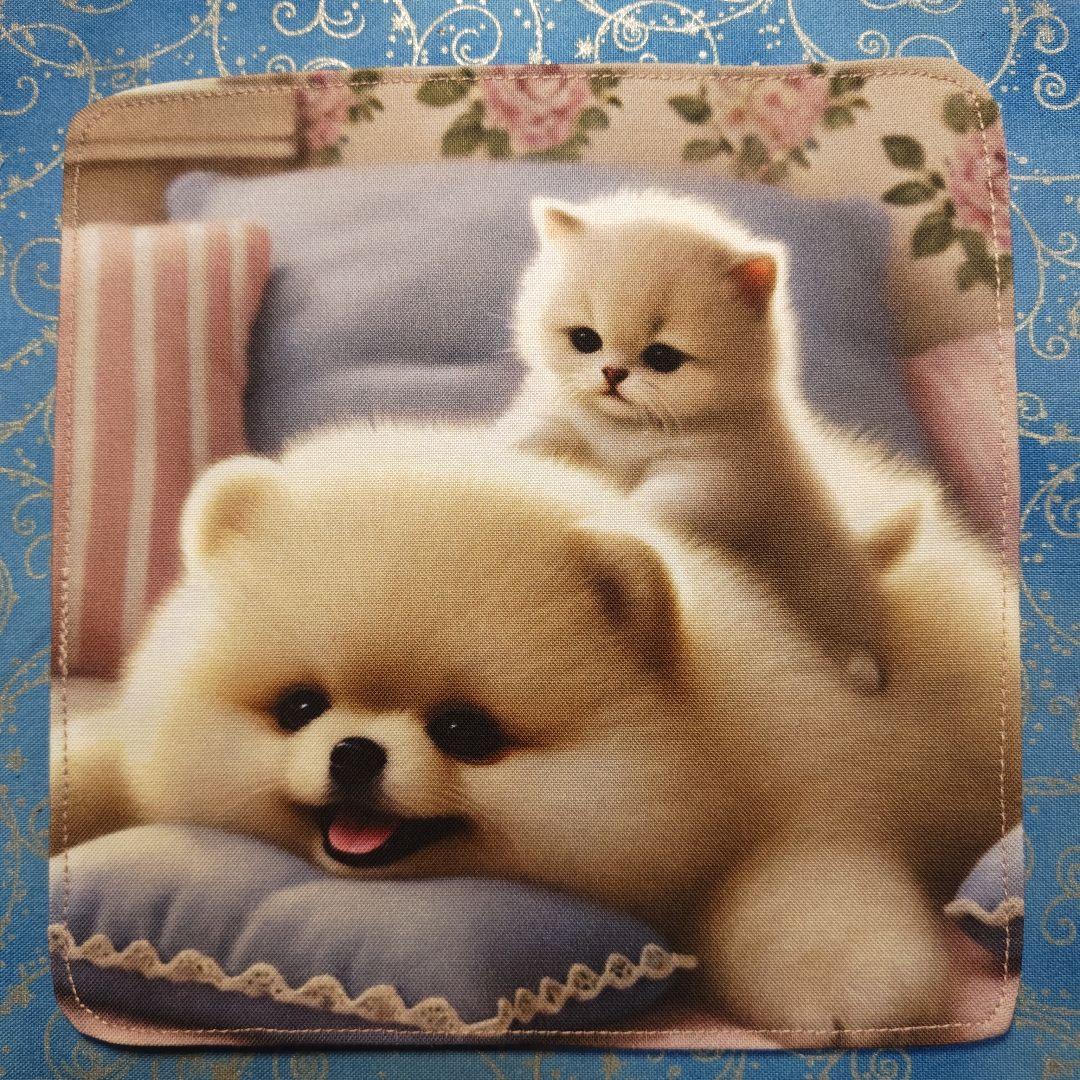 じゅんじゅん　ハンカチポメラニアンちゃん柄　19枚