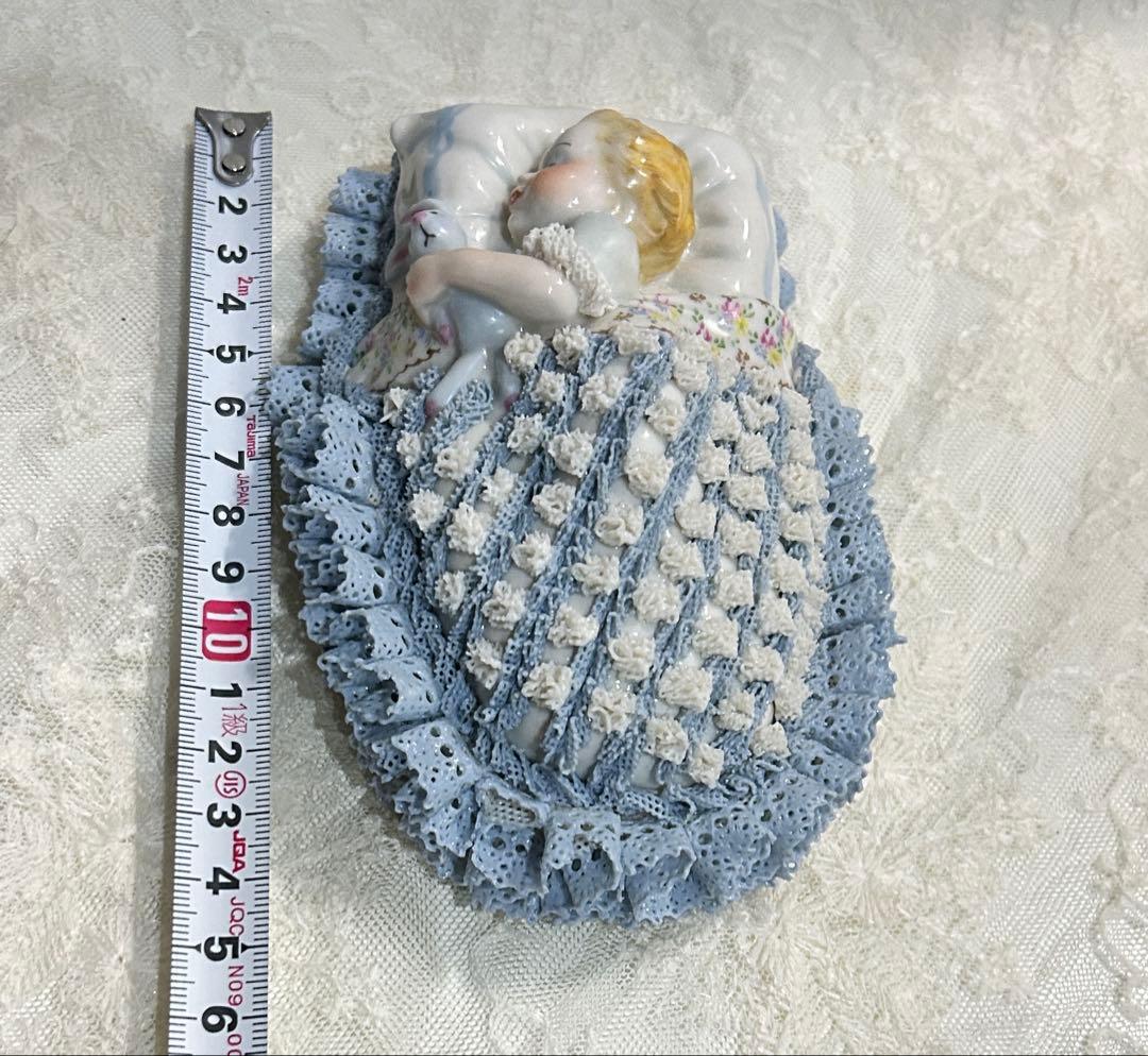 【希少】アイリッシュドレスデン フィギュリン Sweet Dreamer磁器人形