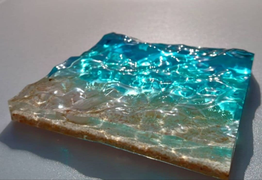 【 海のかけら No.3010 】エポキシレジン オーシャンアート レジンアート