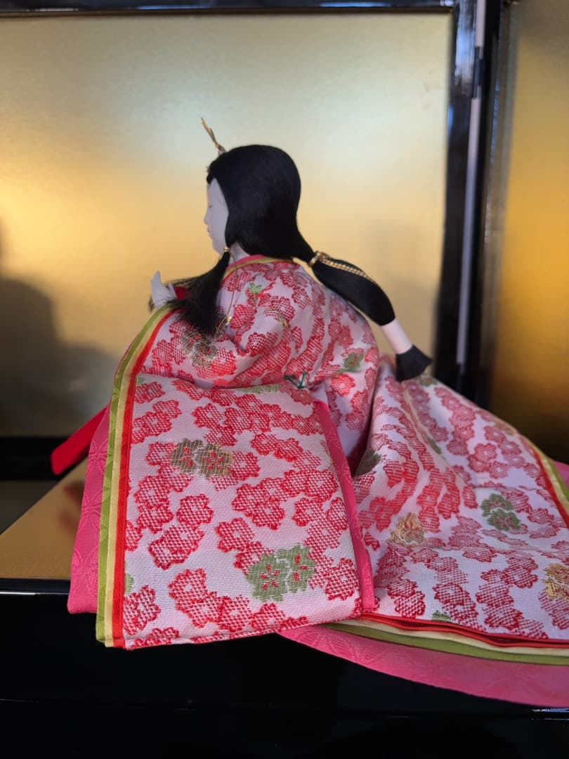 値下げ！ 喜峰作　おぼこ五人飾　久月監修　貴重　ベルベット衣装