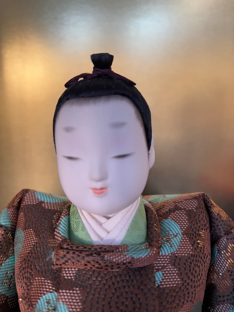 値下げ！ 喜峰作　おぼこ五人飾　久月監修　貴重　ベルベット衣装