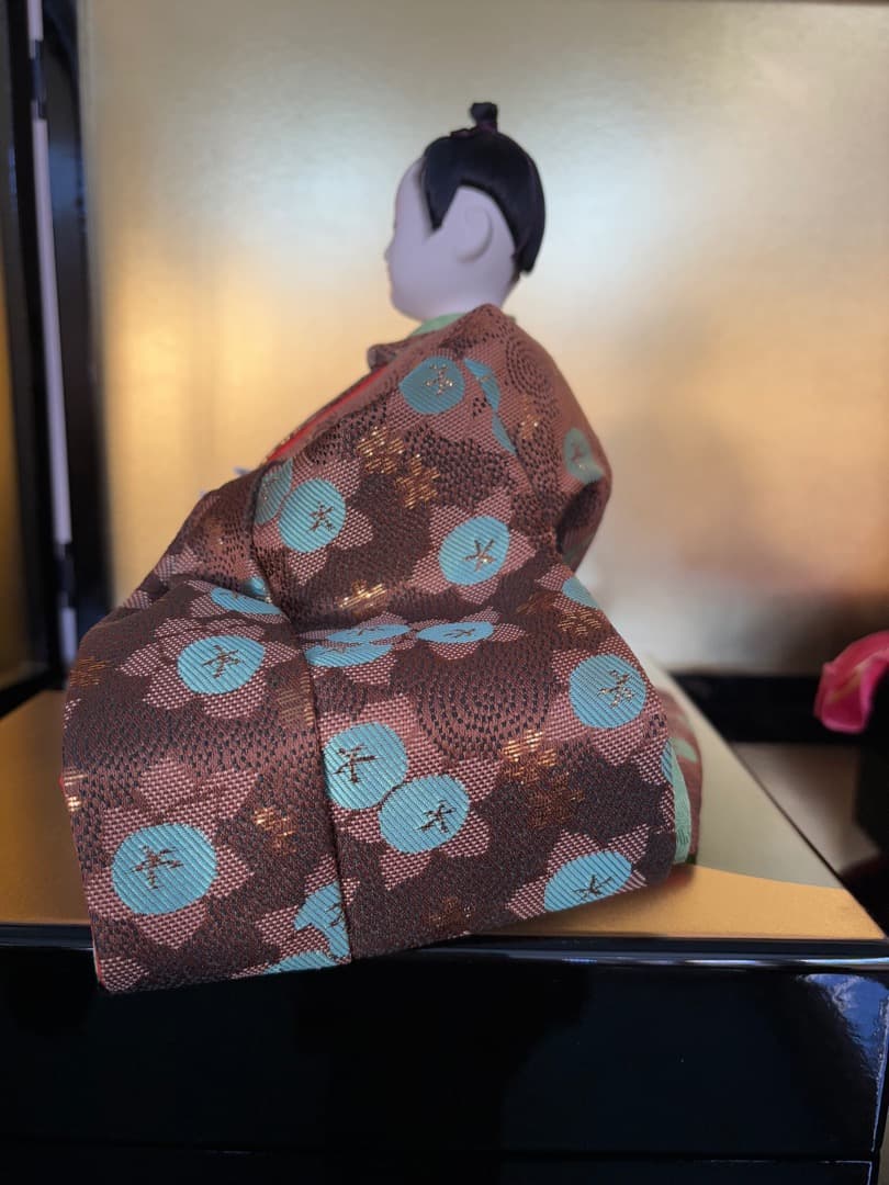 値下げ！ 喜峰作　おぼこ五人飾　久月監修　貴重　ベルベット衣装