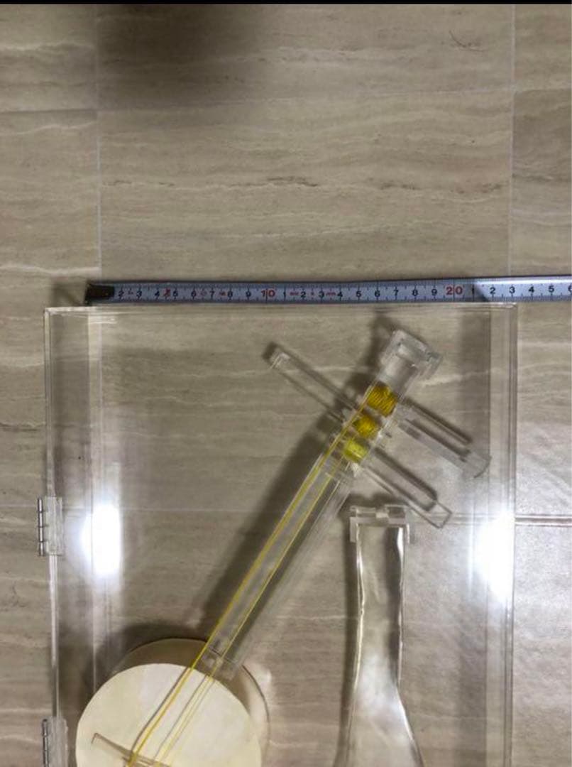ミニアクリル津軽三味線 ハンドメイド