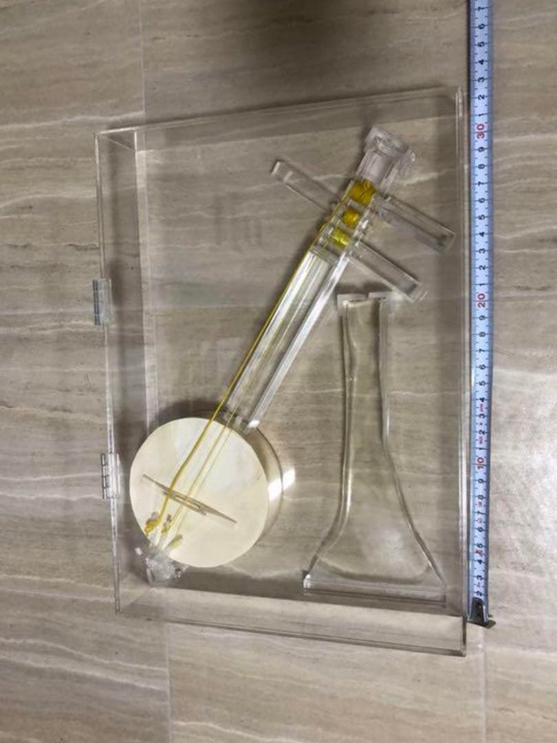 ミニアクリル津軽三味線 ハンドメイド