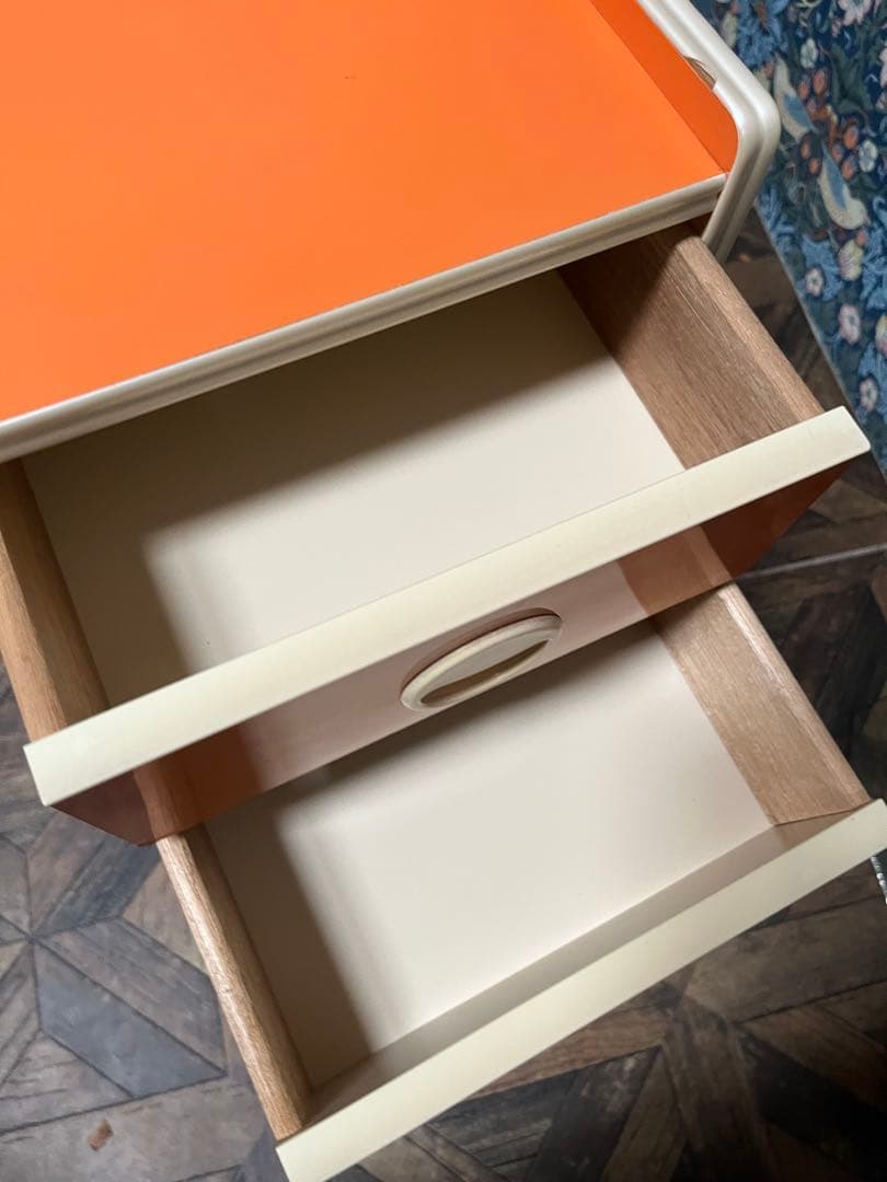 オレンジチェスト 昭和レトロ レトロポップ インテリア 当時物