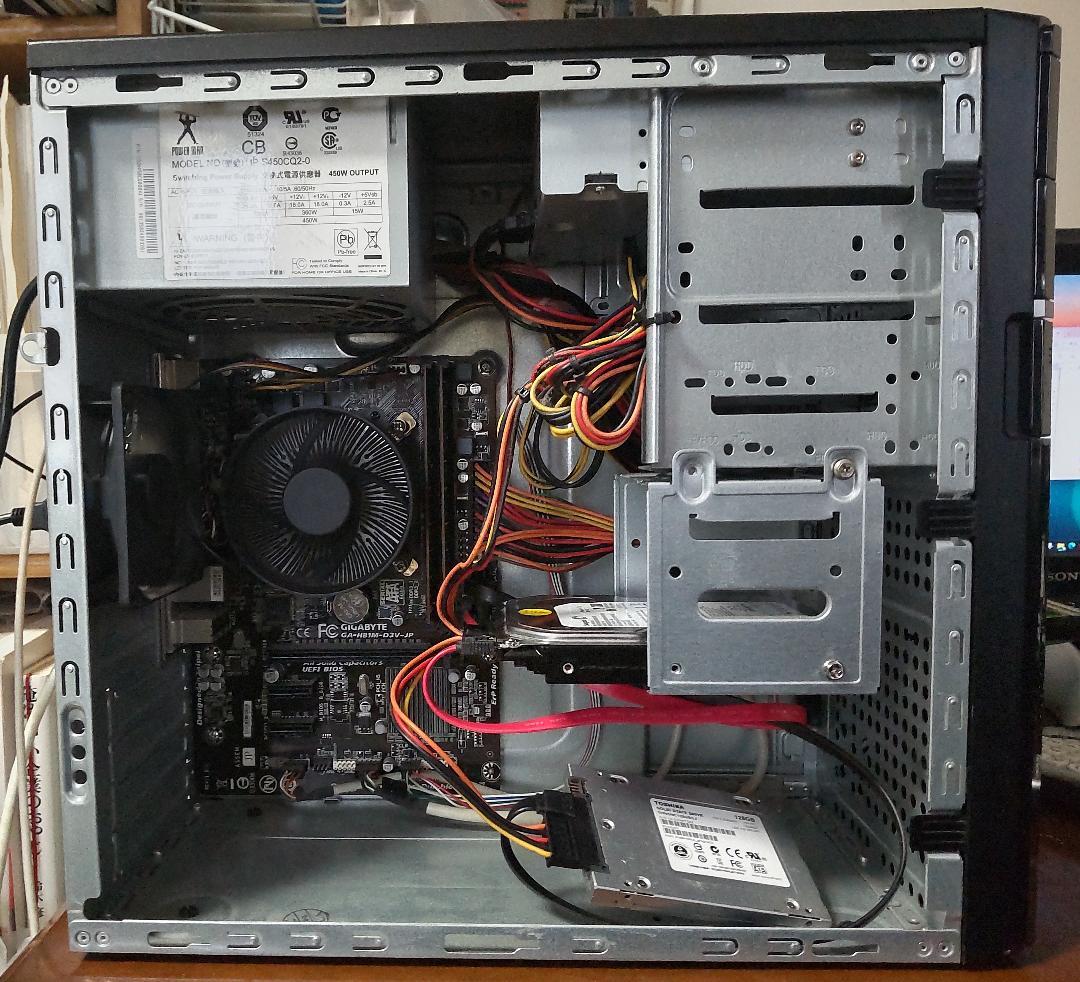 デスクトップ型PC E3-1275V3 ＋SSD＋HDD＋RAM8G WIN11