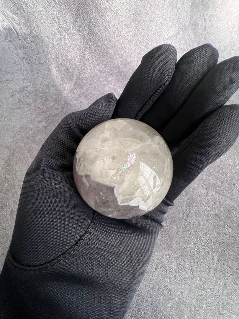 【こはみつ】アメジストプラシオライト共生スフィア