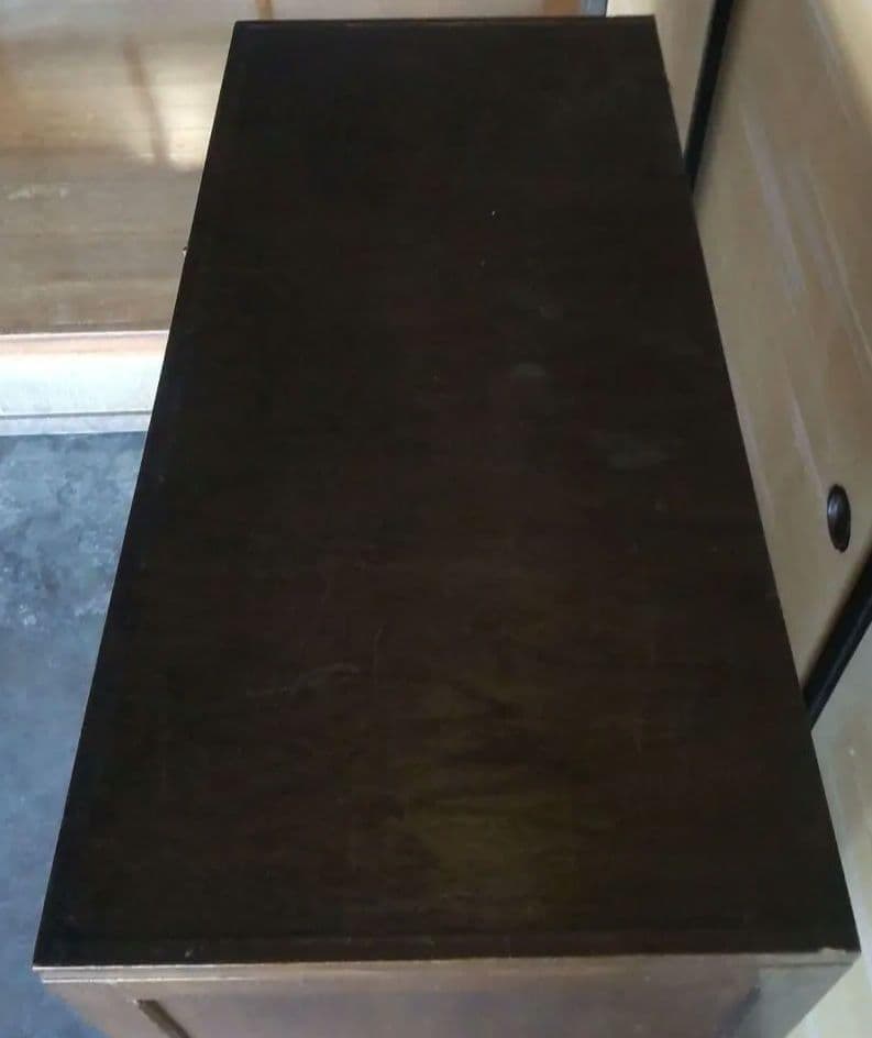 昭和レトロ　小物入れ付きタンス　箪笥　 奥行42cm幅89cm高さ120cm