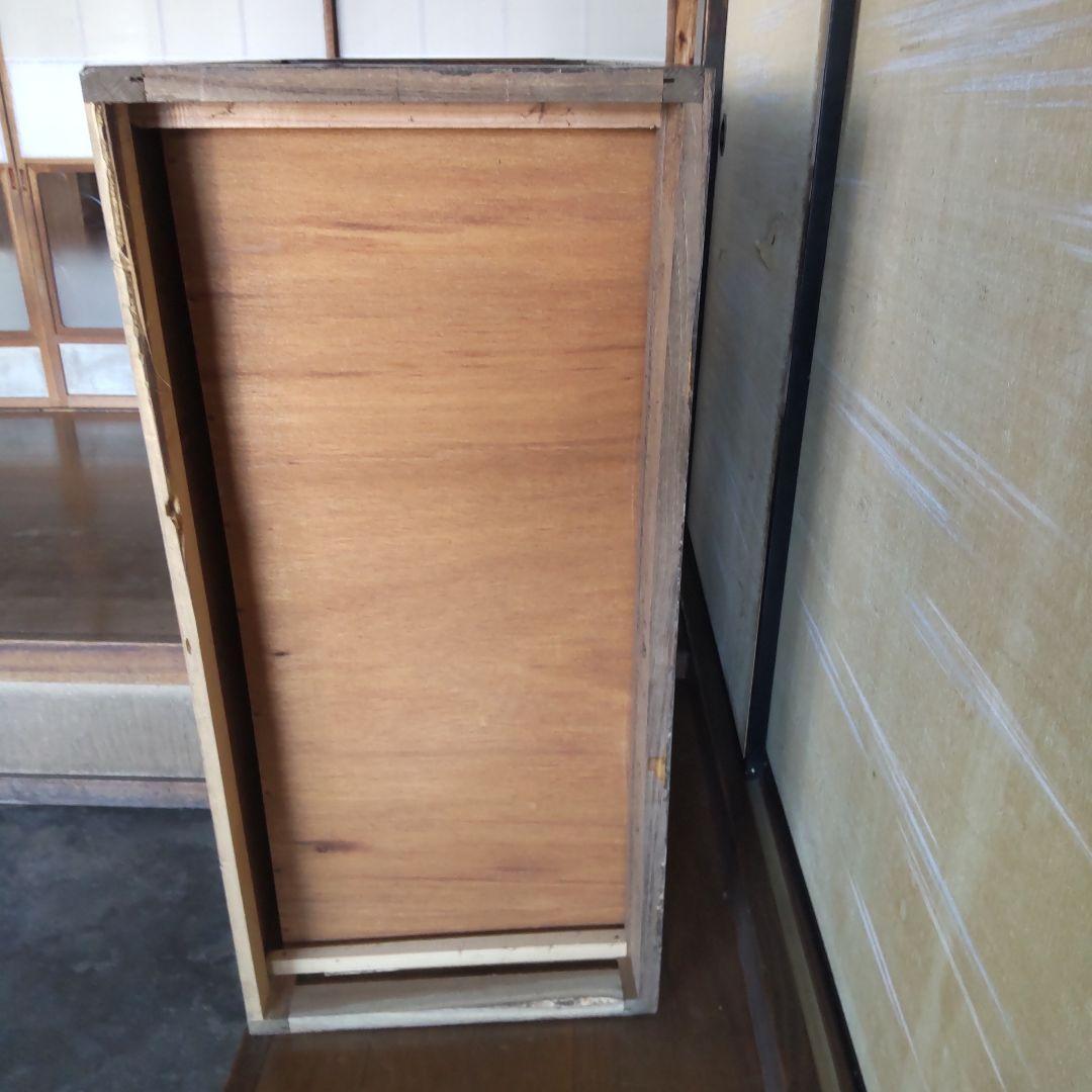 昭和レトロ　小物入れ付きタンス　箪笥　 奥行42cm幅89cm高さ120cm