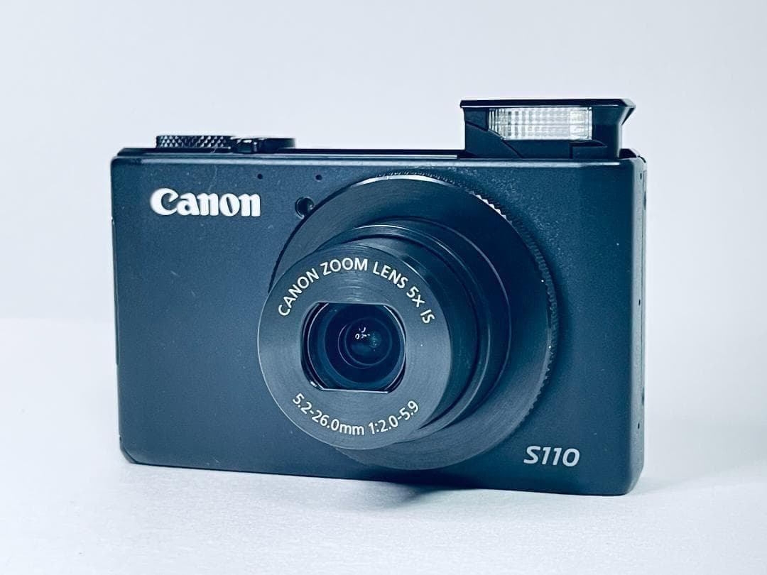 【中古】Canon キヤノン PowerShot S110 ブラック 黒