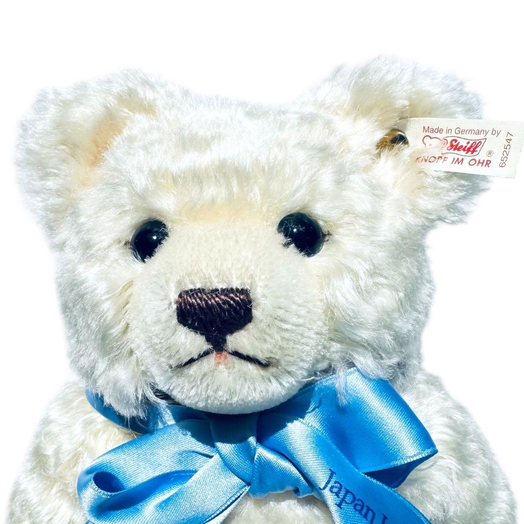シュタイフ テディベア シュガー ホワイト 日本限定 専用箱 証明書付き 美品