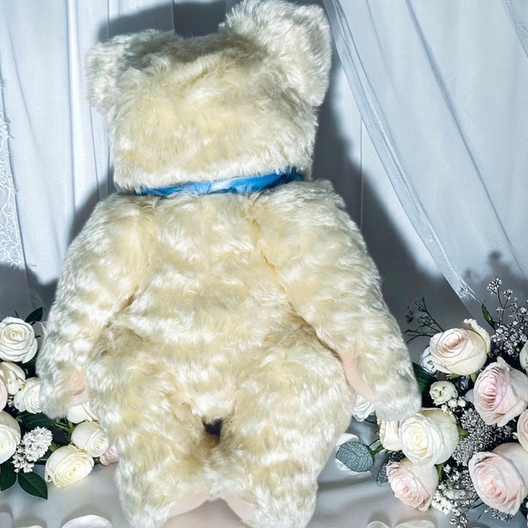 シュタイフ テディベア シュガー ホワイト 日本限定 専用箱 証明書付き 美品