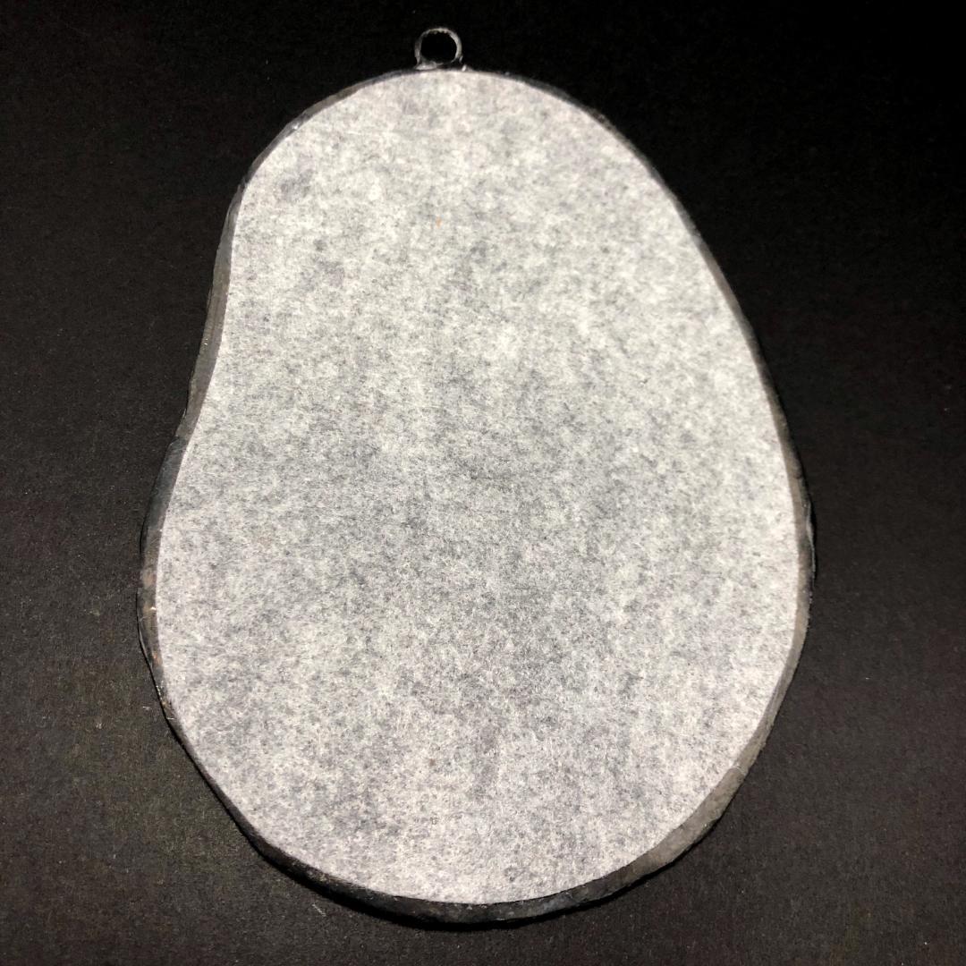 【美品】長野深雪／雪ガラス フロアライト＆ウォールミラー セット