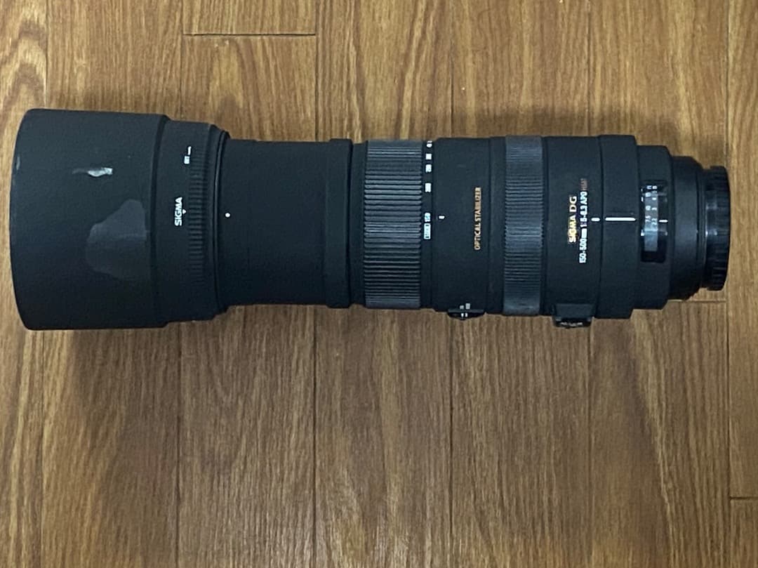 【実用品】SIGMA150-500mmHSMF5.6-6.3ソニー ミノルタA用