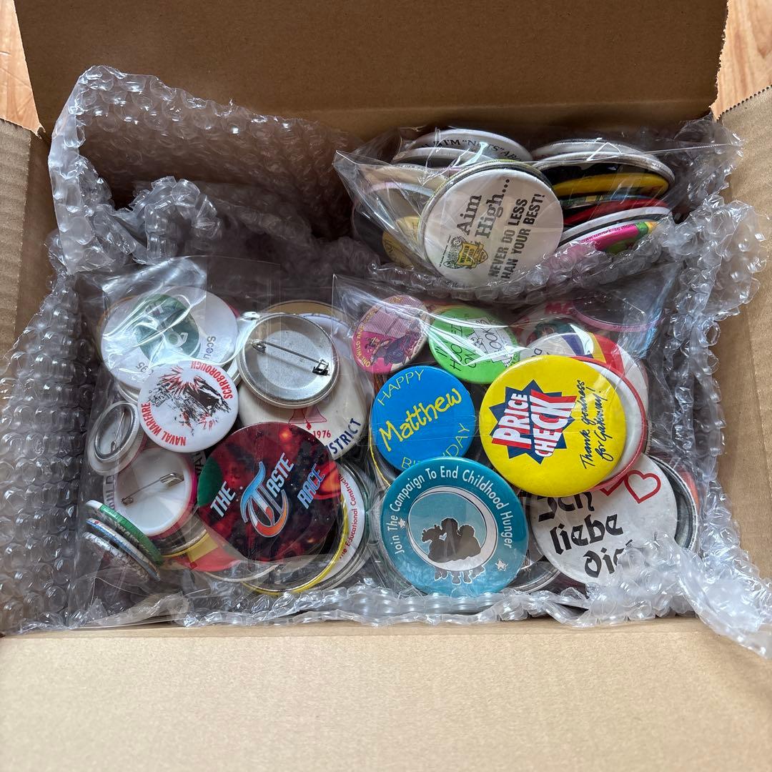 d*s様 ヴィンテージ缶バッジ／USA・UK／VINTAGE