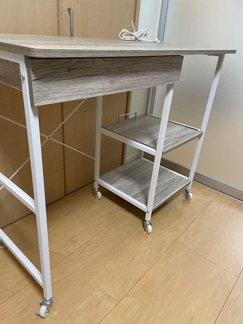 【忍たま】山善 YAMAZEN レンジ台 ゴミ箱上ラック　DRB-100P