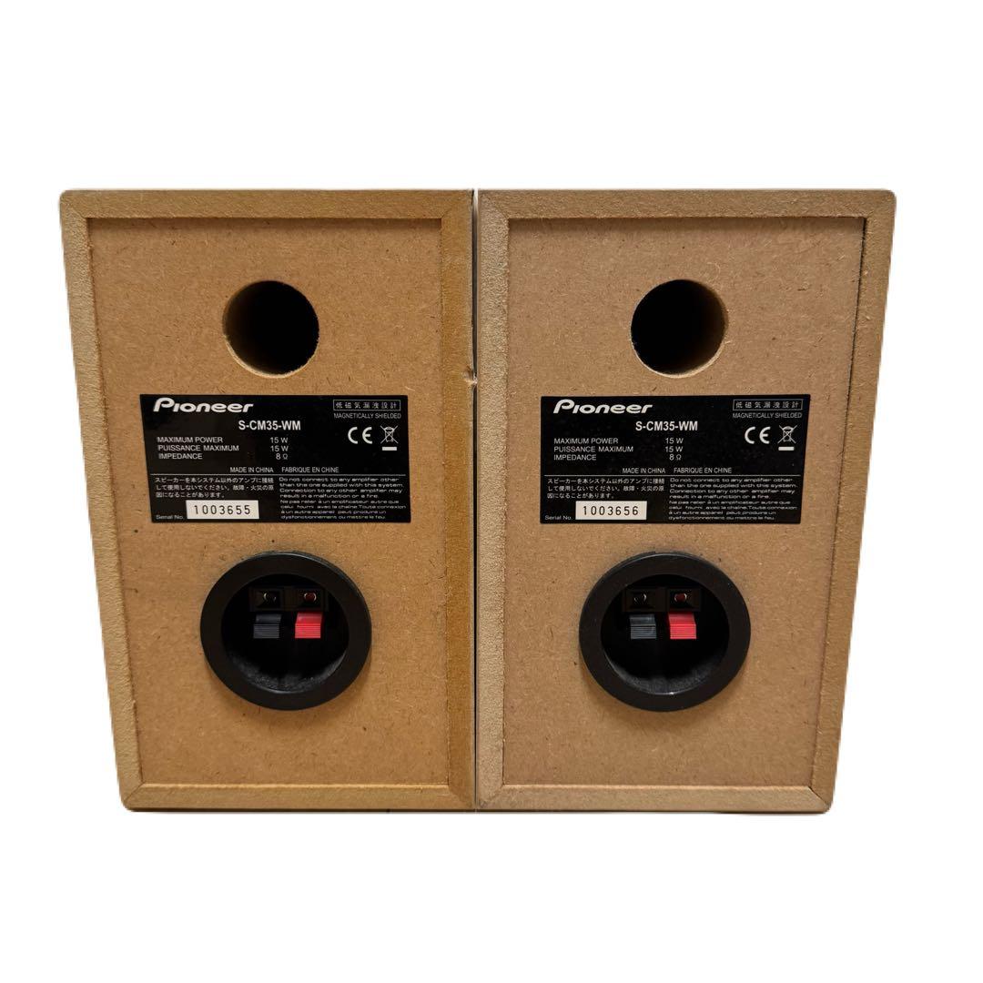 【美品】Pioneer X-CM35-W ミニコンポ　Bluetooth接続