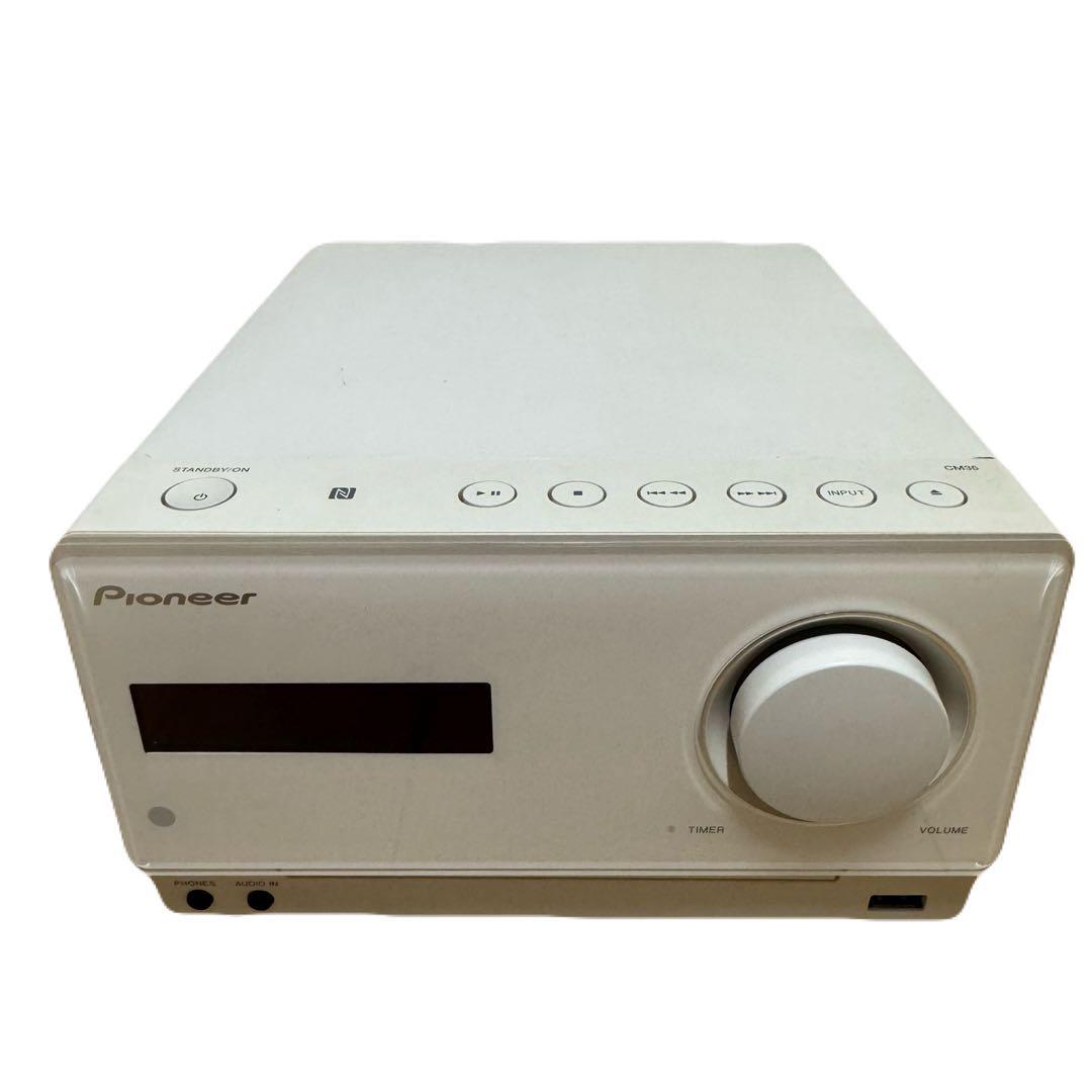 【美品】Pioneer X-CM35-W ミニコンポ　Bluetooth接続