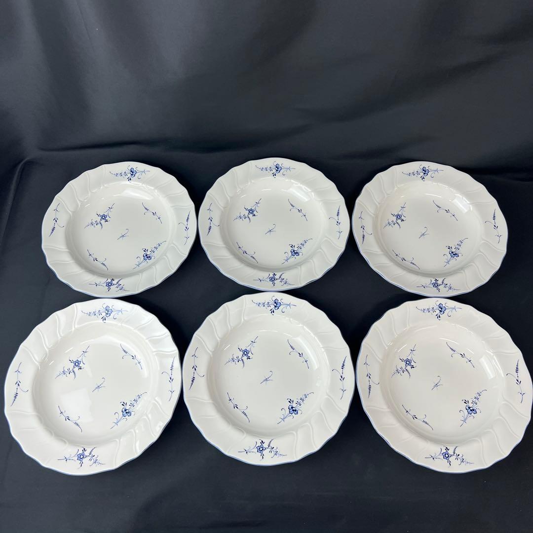 ビレロイ＆ボッホ　オールドルクセンブルク　スーププレート　6枚　旧ロゴ