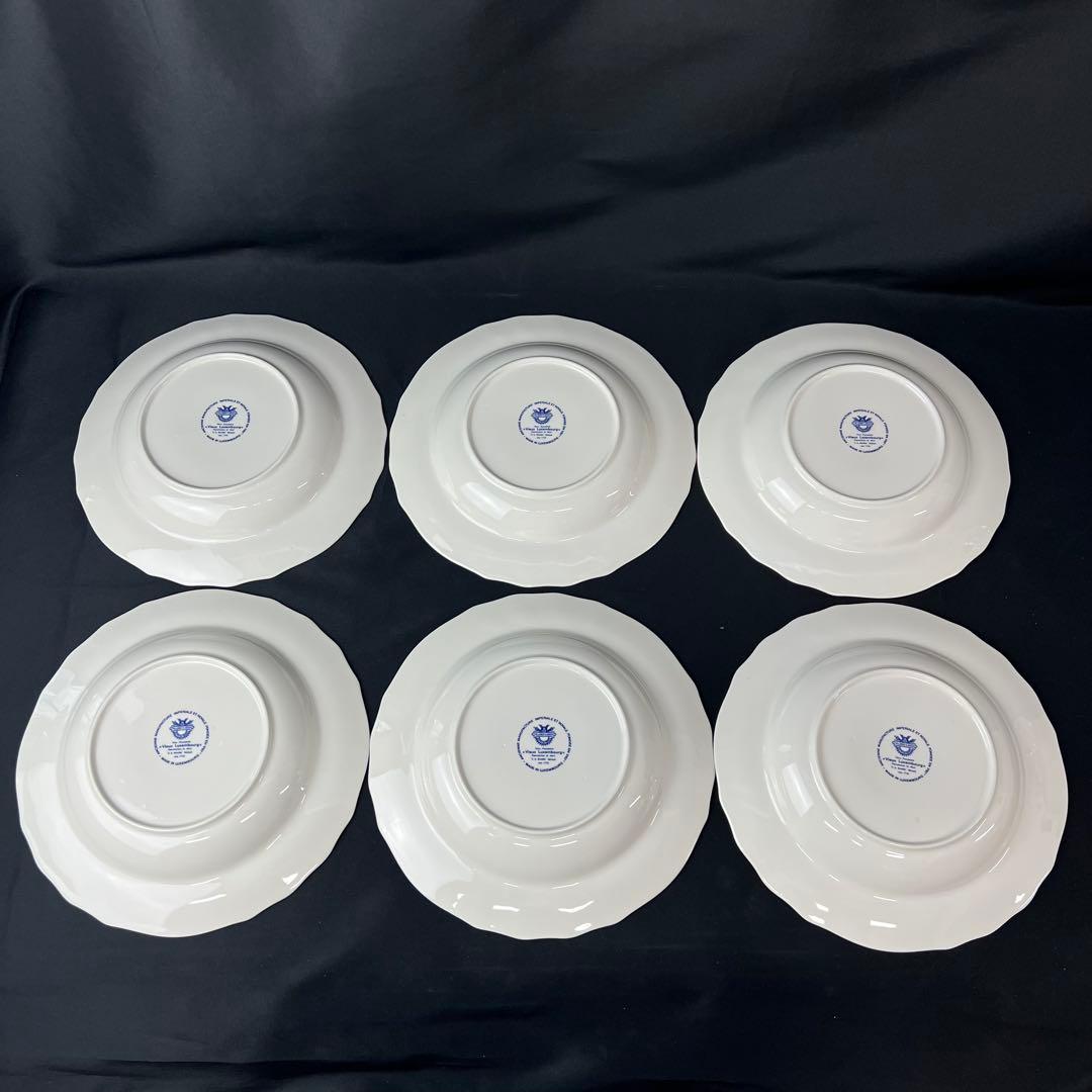 ビレロイ＆ボッホ　オールドルクセンブルク　スーププレート　6枚　旧ロゴ