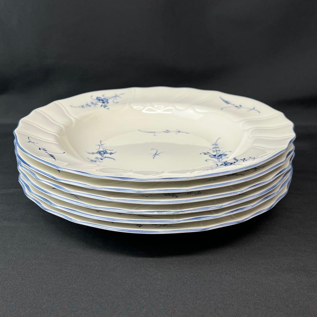 ビレロイ＆ボッホ　オールドルクセンブルク　スーププレート　6枚　旧ロゴ