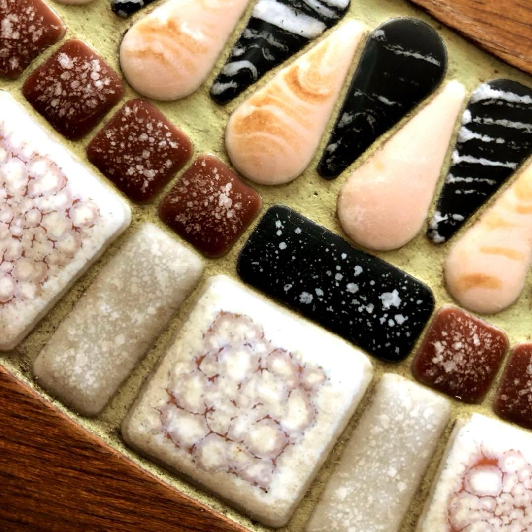 飾り物　モザイクアートタイル装飾洋風敷板44.5cm