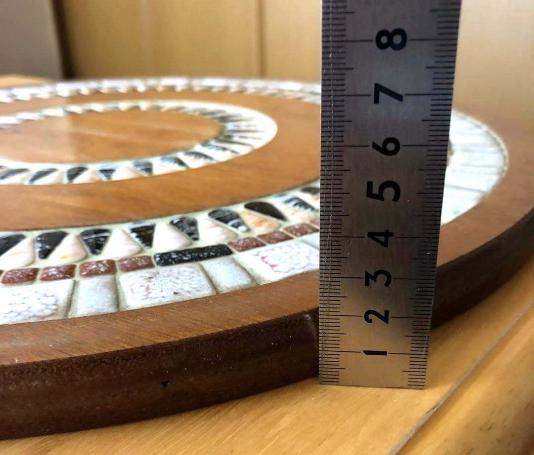 飾り物　モザイクアートタイル装飾洋風敷板44.5cm