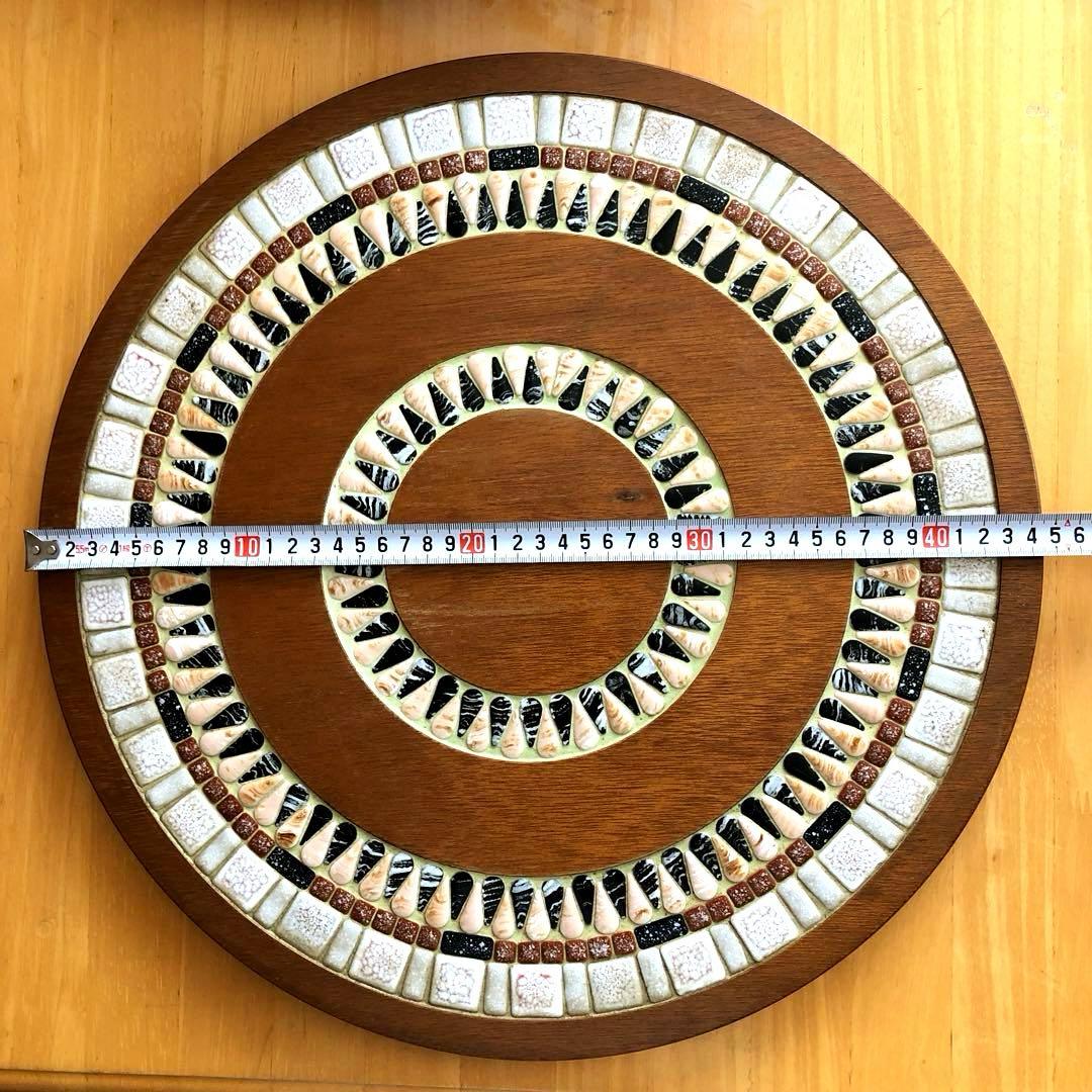 飾り物　モザイクアートタイル装飾洋風敷板44.5cm
