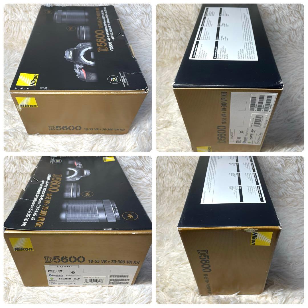 【美品】Nikon ニコンD5600 ダブルズームキット 一眼レフ　即購入可能
