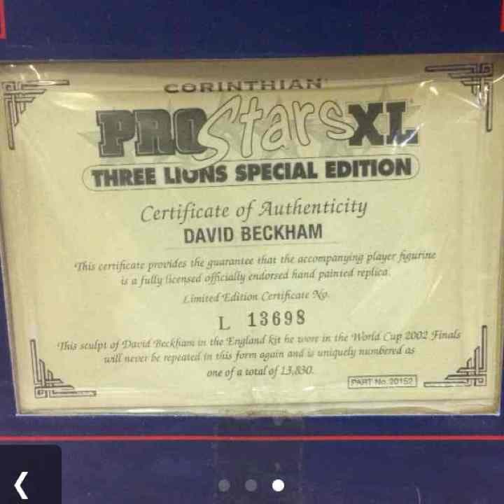 ベッカム  フィギュア
