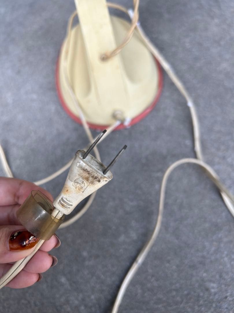 【値下げ】首振動作確認済★ 松下電器産業⚪︎ナショナル扇風機★F-20FG★ローズ