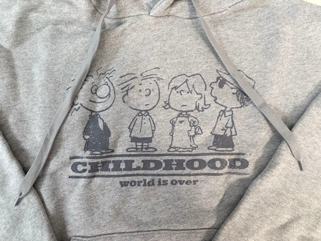 World Is Over セカオワ フーディー グレー ミディアム
