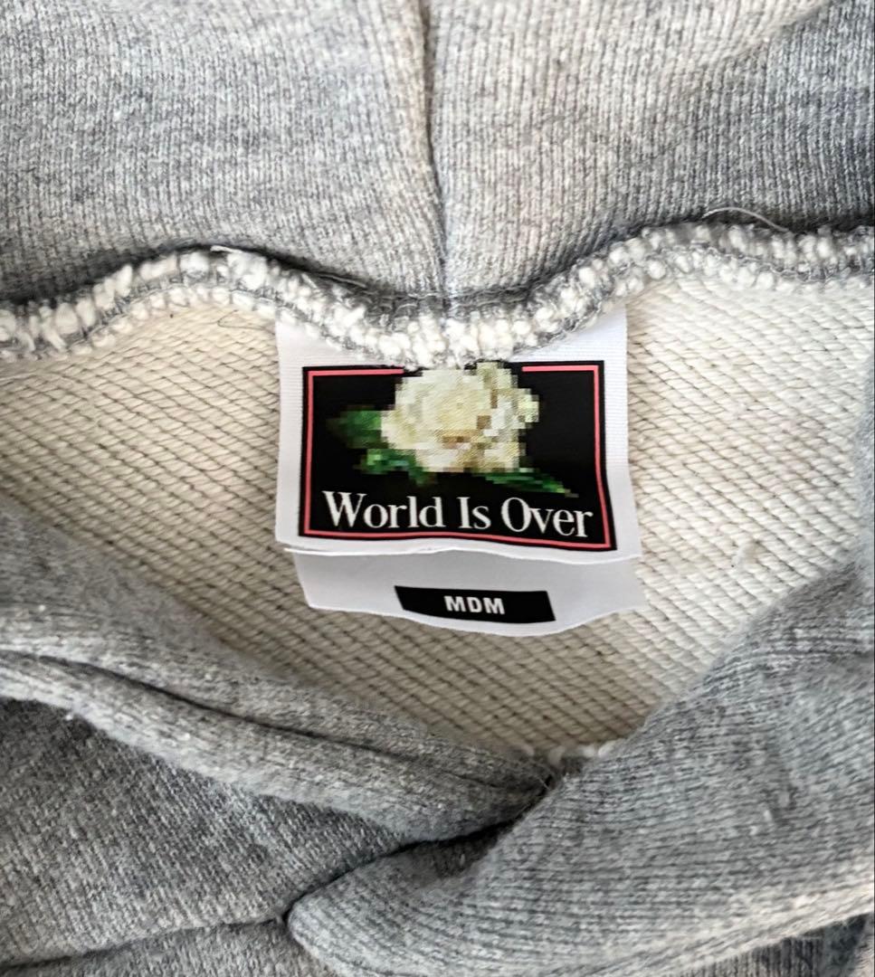 World Is Over セカオワ フーディー グレー ミディアム