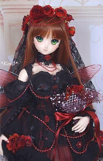 WR00 BJD　1/3 ドール 衣装 花嫁 洋服 15点セット　ハンドメイ