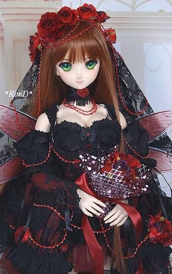 WR00 BJD　1/3 ドール 衣装 花嫁 洋服 15点セット　ハンドメイ