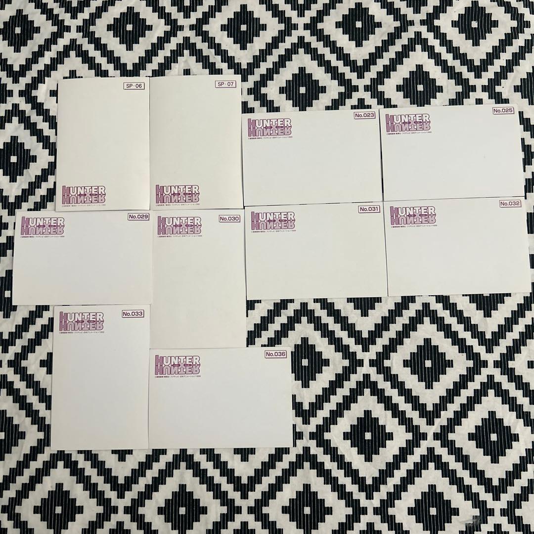 ハンター×ハンター ブロマイド 初期アニメ　希少　レア　イルミ他10枚セット