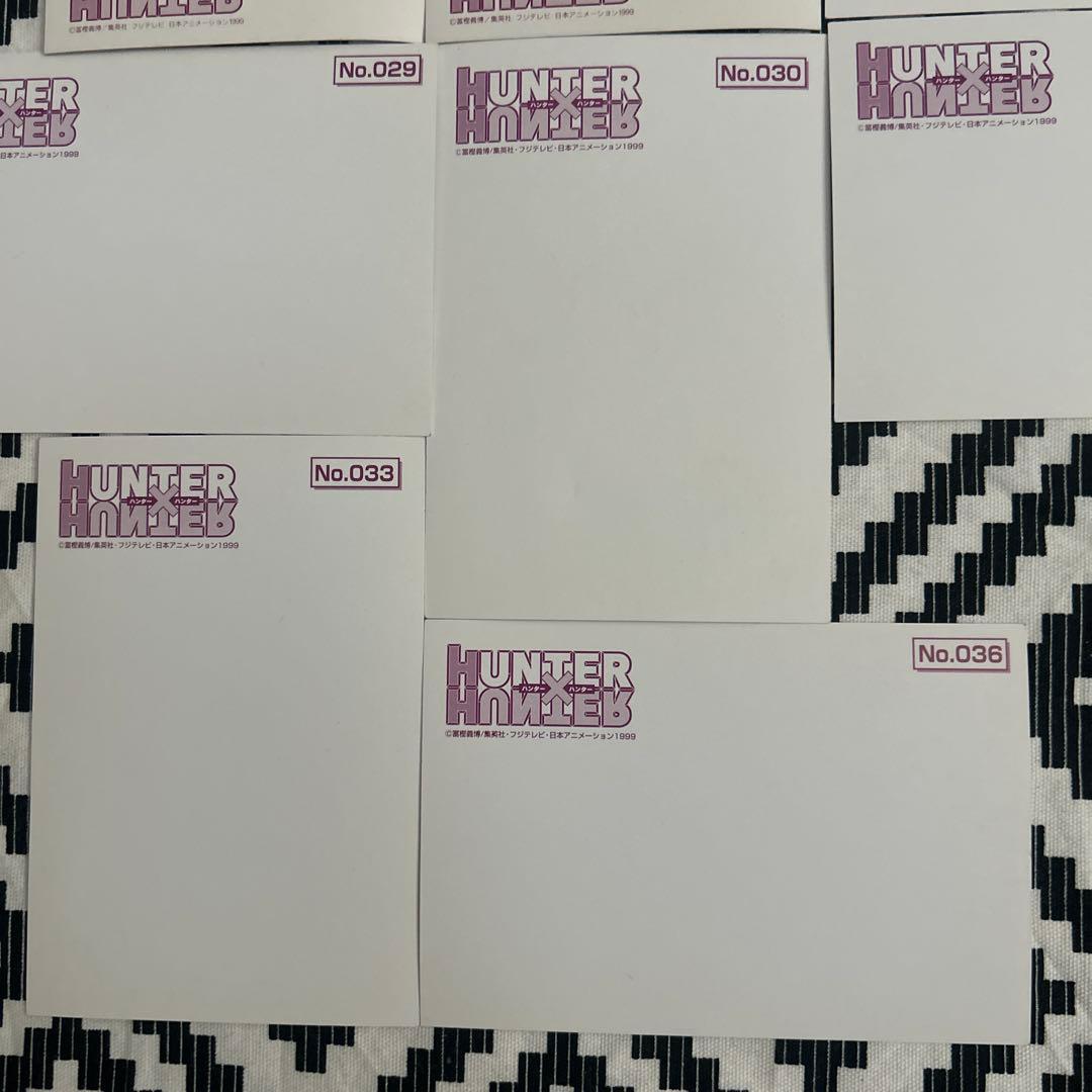 ハンター×ハンター ブロマイド 初期アニメ　希少　レア　イルミ他10枚セット