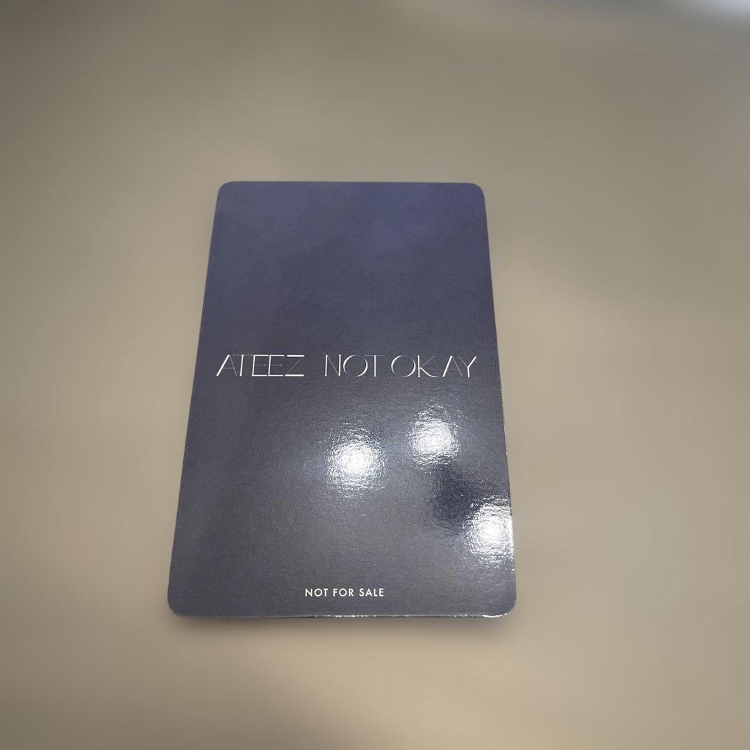 ateez not okay 当選者限定 サン サイン トレカ