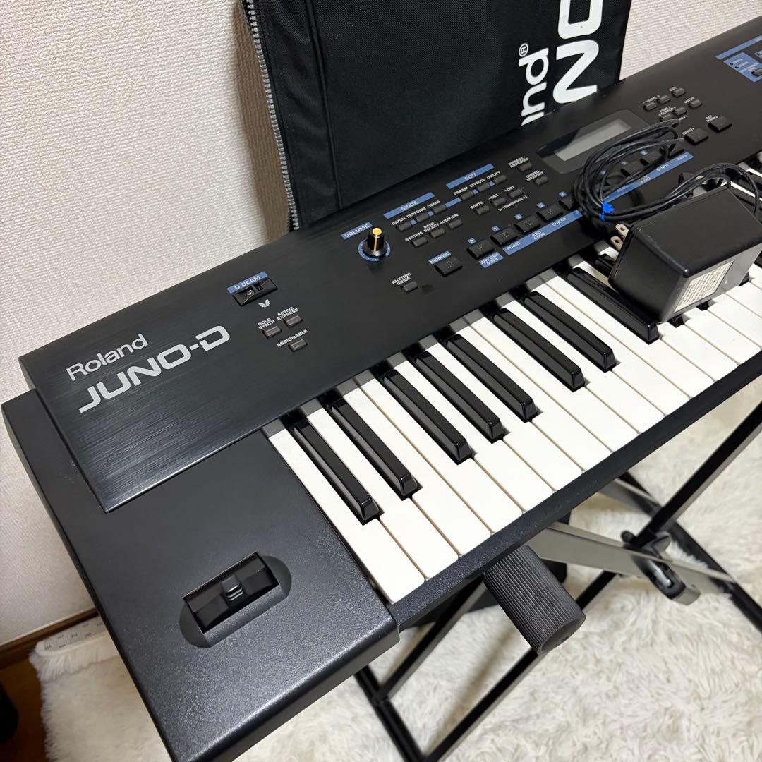 Roland JUNO-D シンセサイザー スタンド ソフトケース付き