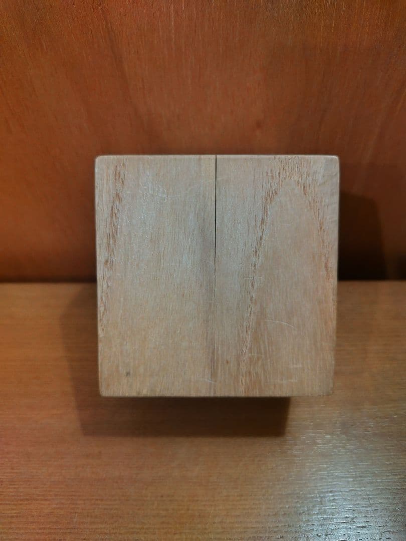 茶道具　黒柿　香合　桐箱付き　ほおずき