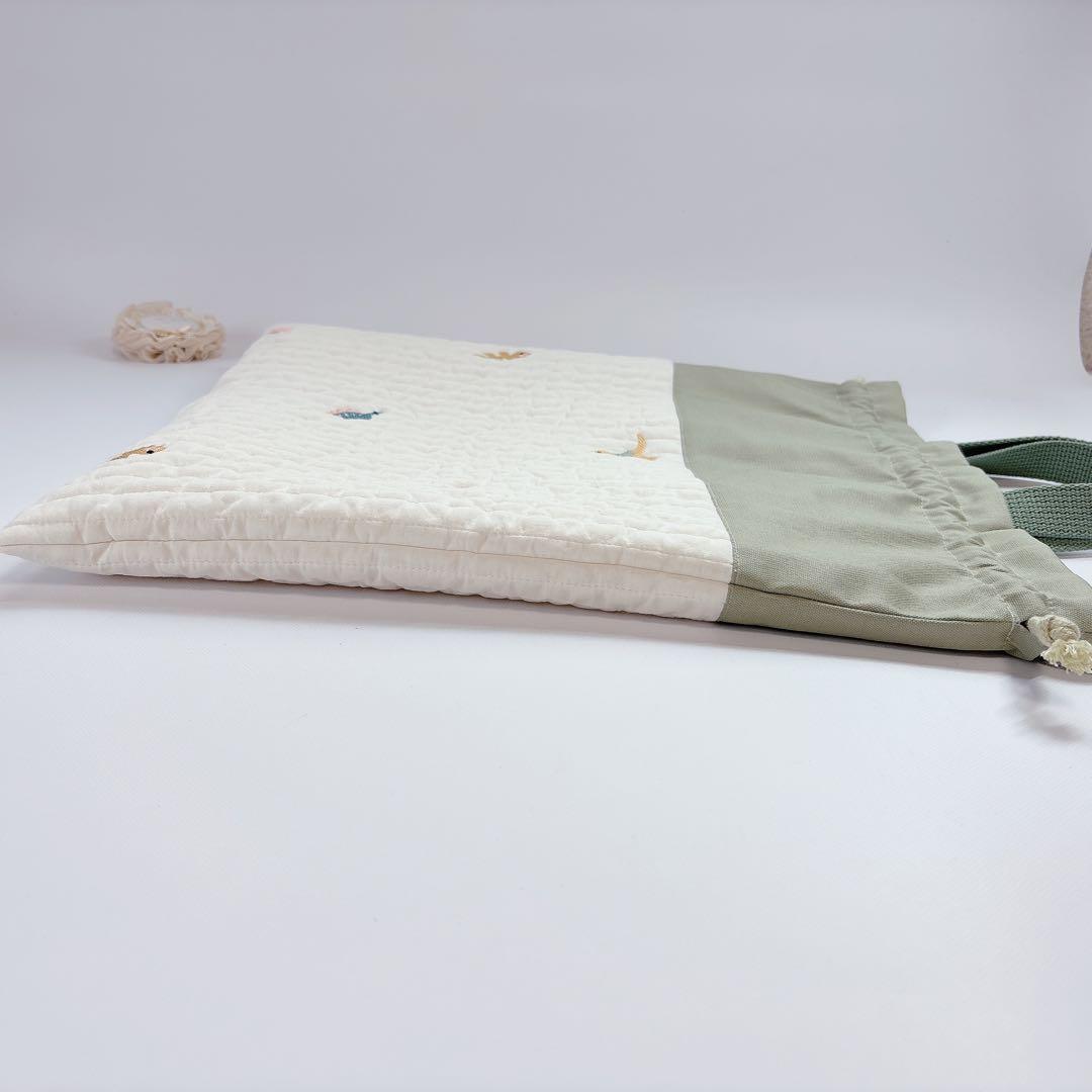 はるはる様　レッスンバッグ　上履き袋　体操着袋　ハンドメイド　ヌビ　キルト