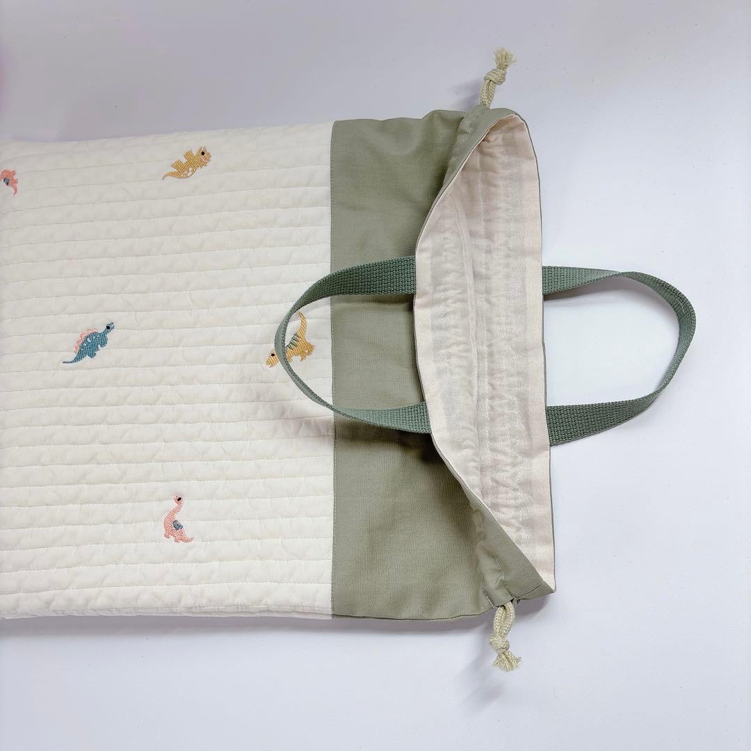 はるはる様　レッスンバッグ　上履き袋　体操着袋　ハンドメイド　ヌビ　キルト
