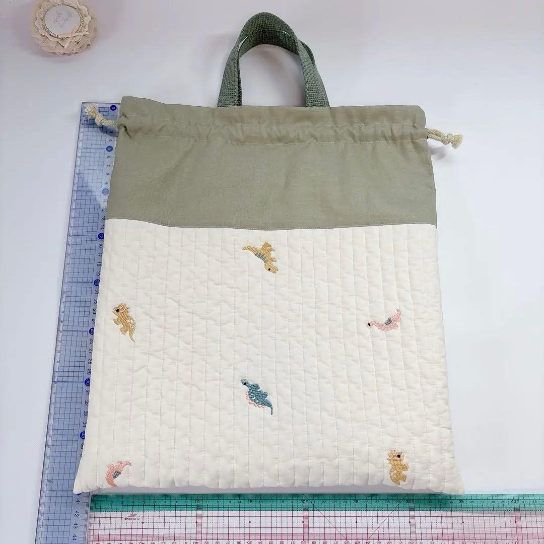 はるはる様　レッスンバッグ　上履き袋　体操着袋　ハンドメイド　ヌビ　キルト