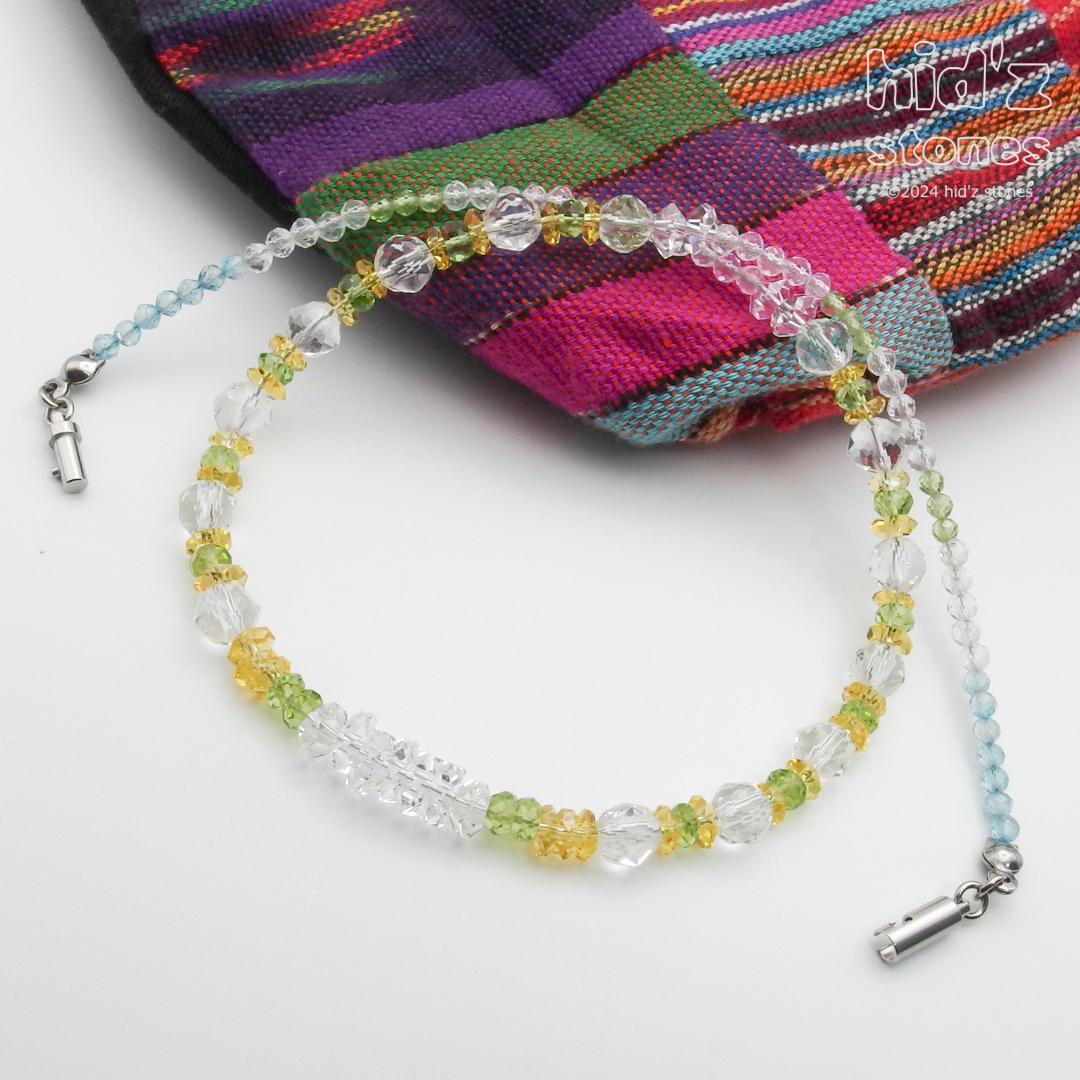 ◆一点もの天然石ネックレス:BySC-006