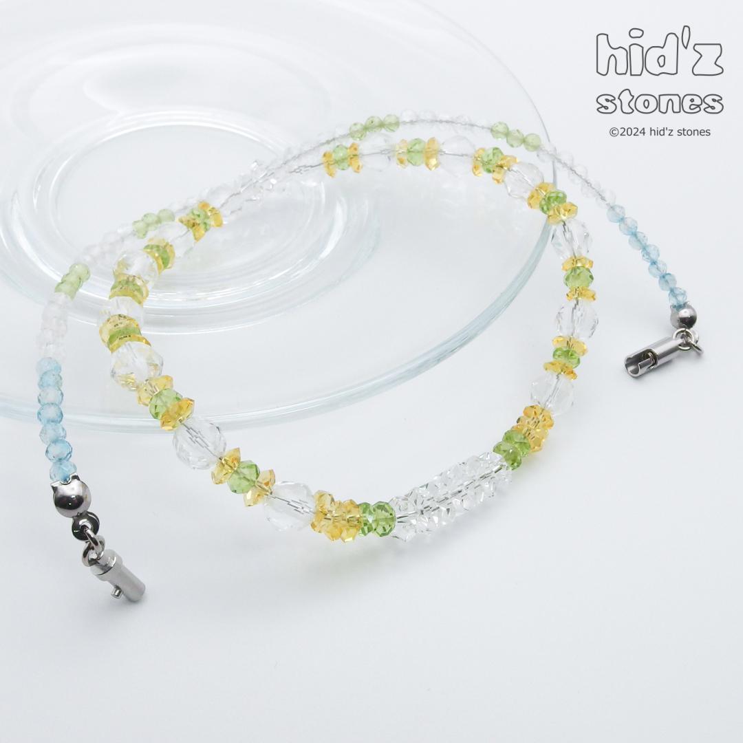 ◆一点もの天然石ネックレス:BySC-006