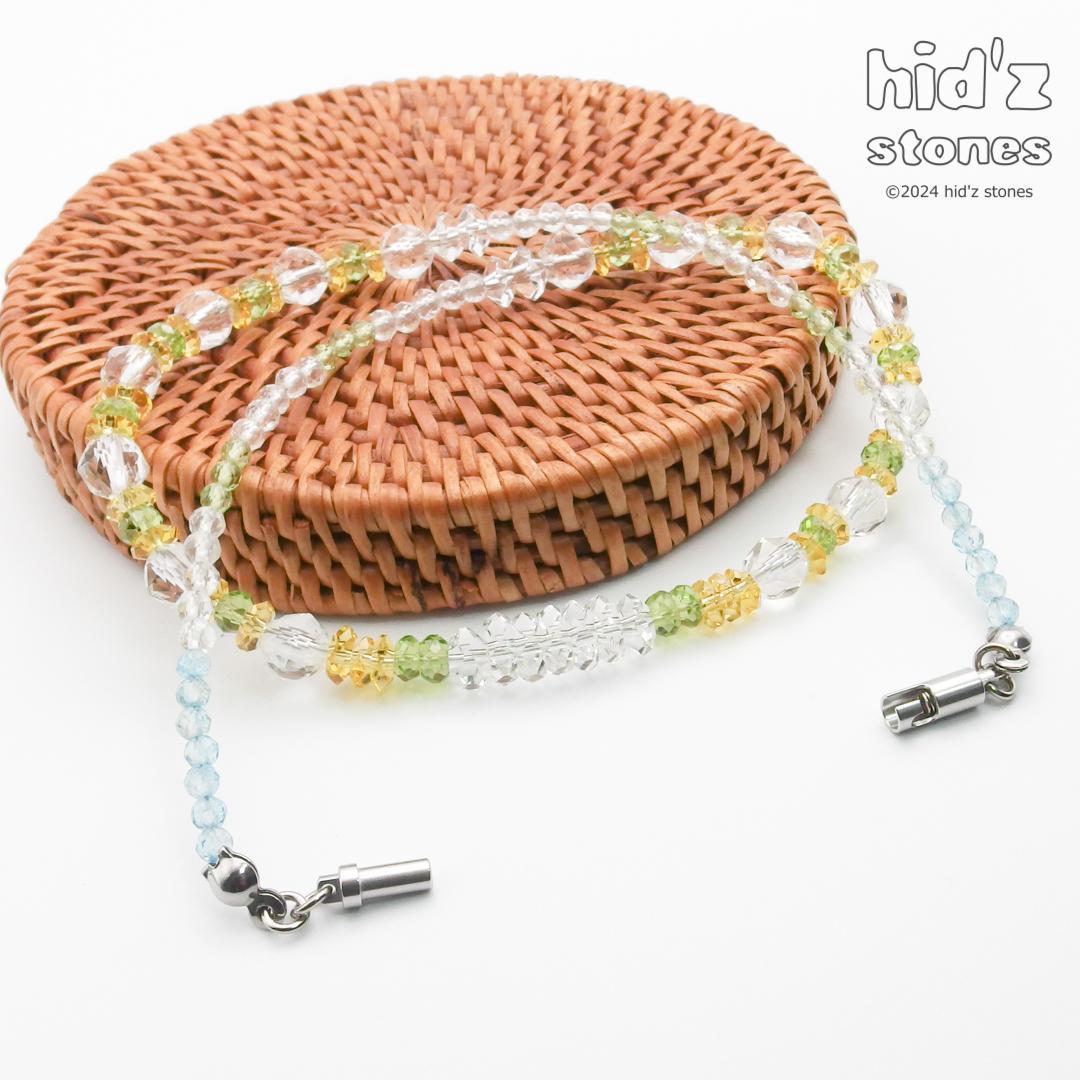 ◆一点もの天然石ネックレス:BySC-006