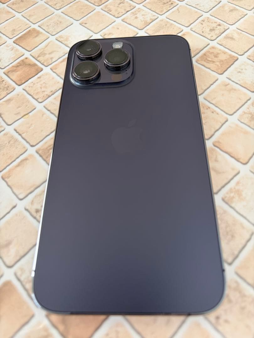 美品Apple iPhone 14 Pro MAX256GB ディープパープル