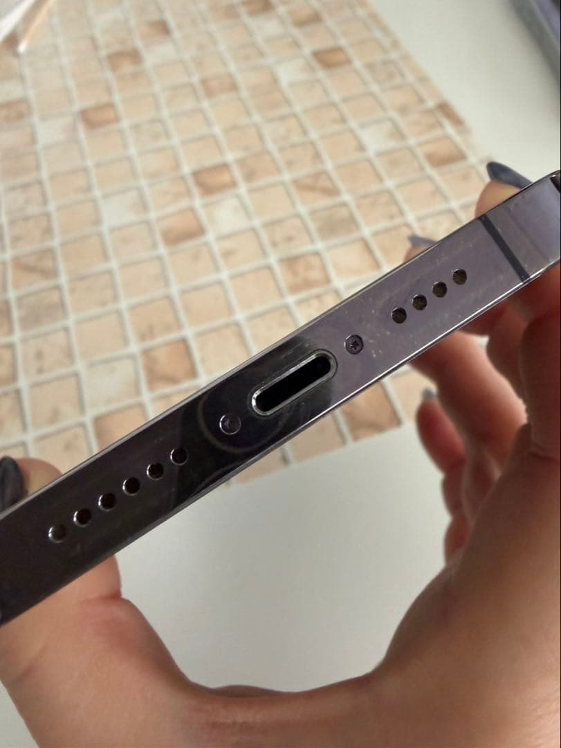 美品Apple iPhone 14 Pro MAX256GB ディープパープル